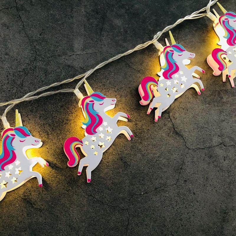 Guirlande lumineuse licorne - Licorne