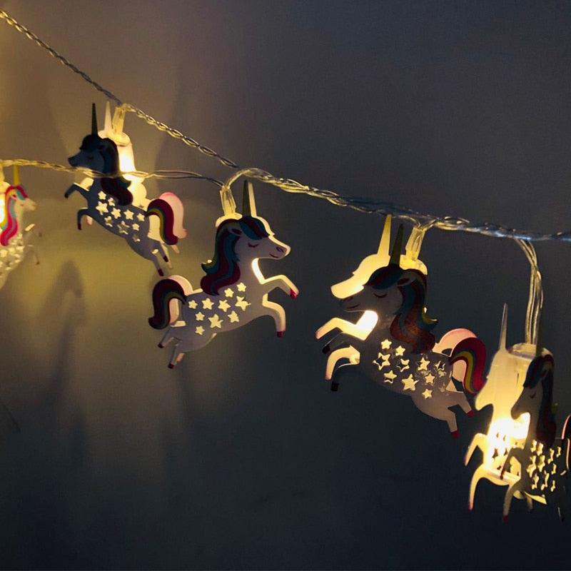 Guirlande lumineuse licorne - Licorne