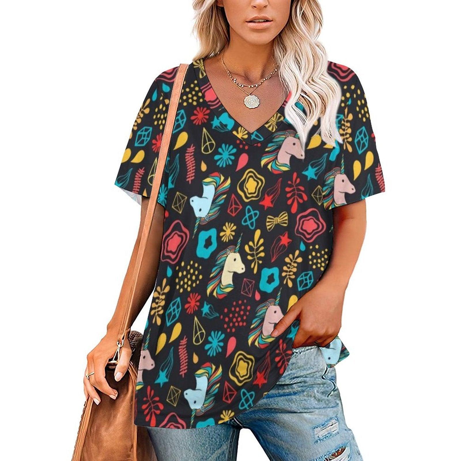 Haut stylé licorne femme