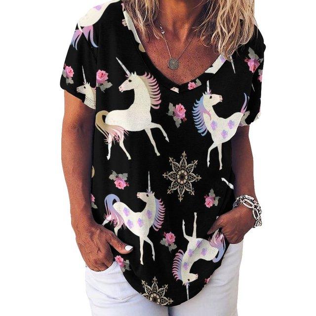 Haut Stylé Licorne Femme - Licorne