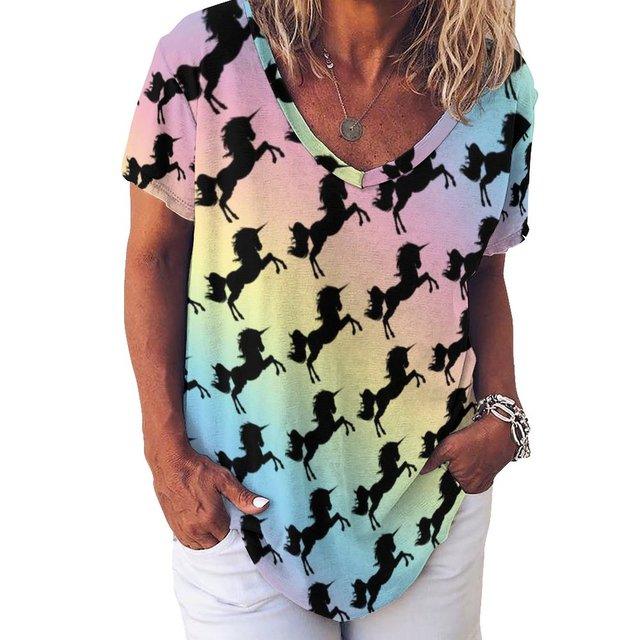 Haut Stylé Licorne Femme - Licorne