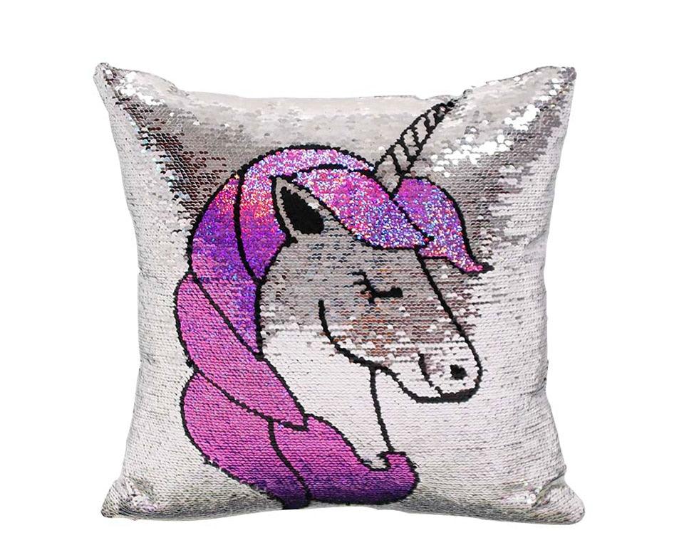 Housse de Coussin<br> Licorne Sequin - Licorne