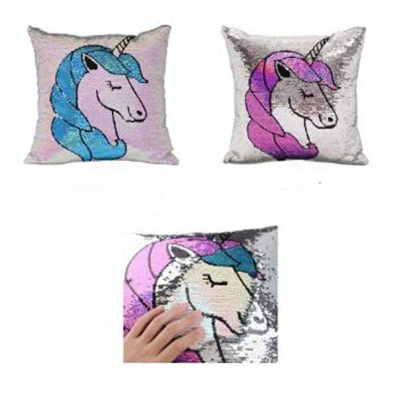 Housse de Coussin<br> Licorne Sequin - Licorne