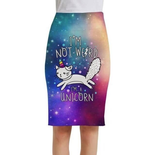 Jupe Crayon Licorne Pour Femme - Licorne