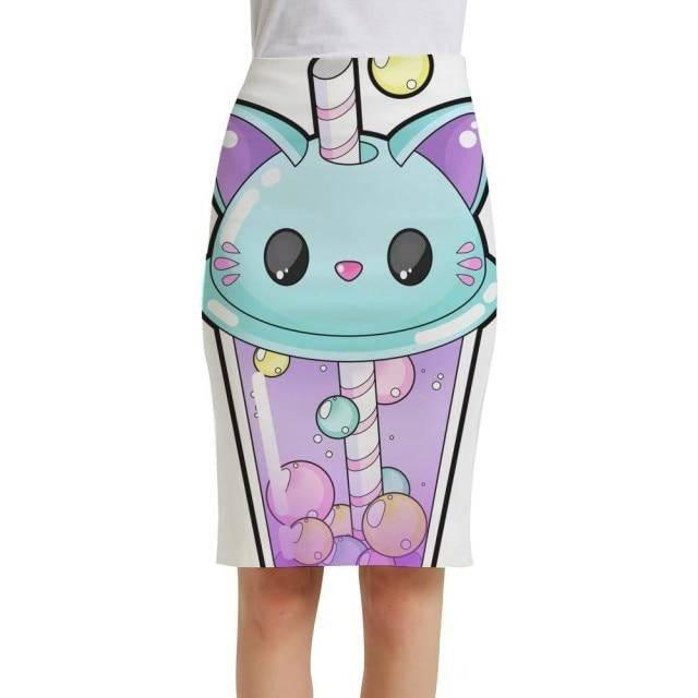 Jupe Crayon Licorne Pour Femme - Licorne