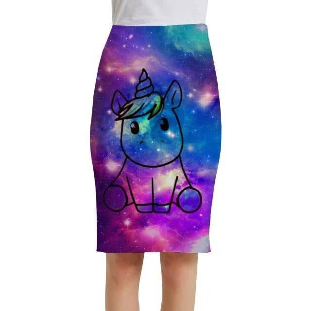 Jupe Droite Licorne Pour Femme - Licorne