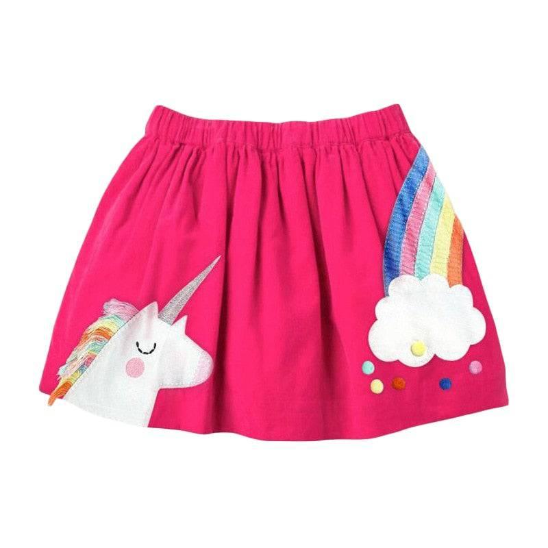 Jupe Licorne Arc-en-ciel Fille - Licorne