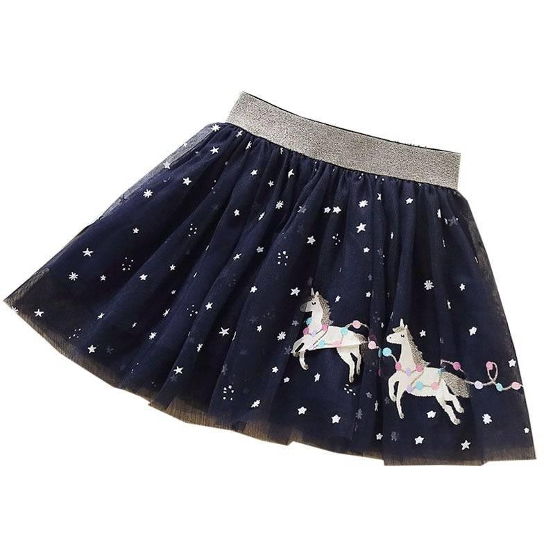 Jupe Licorne Etoilée En Tulle Pour Fille - Licorne