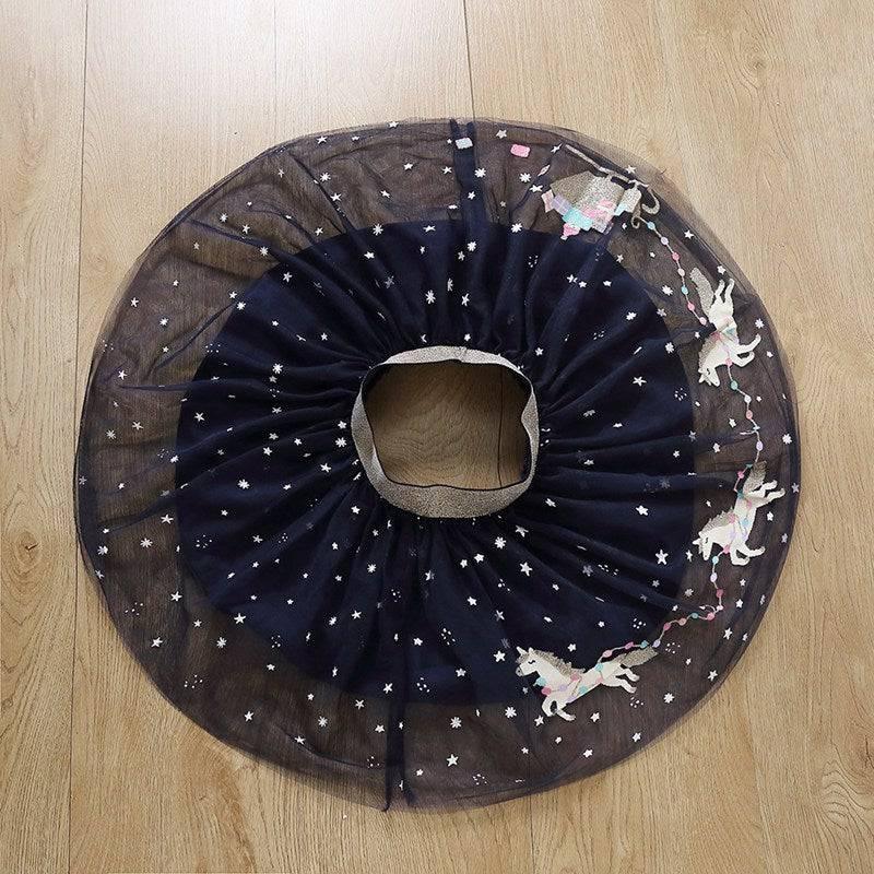 Jupe Licorne Etoilée En Tulle Pour Fille - Licorne