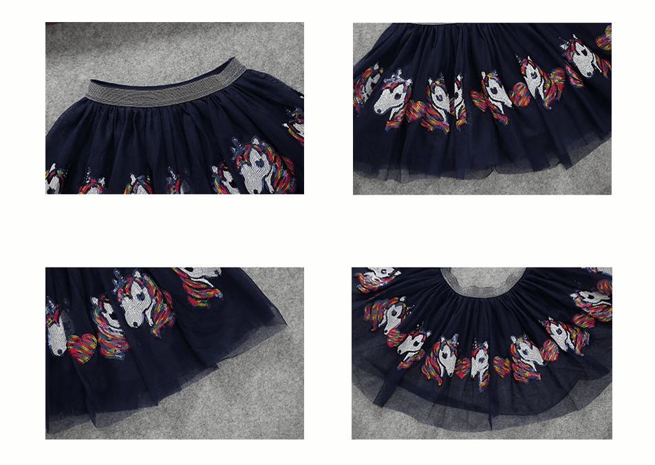 Jupe Licorne Tutu Fille - Licorne