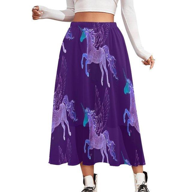 Jupe Longue Tendance Licorne - Licorne
