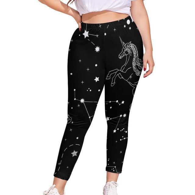Legging Grande Taille Licorne Femme - Licorne