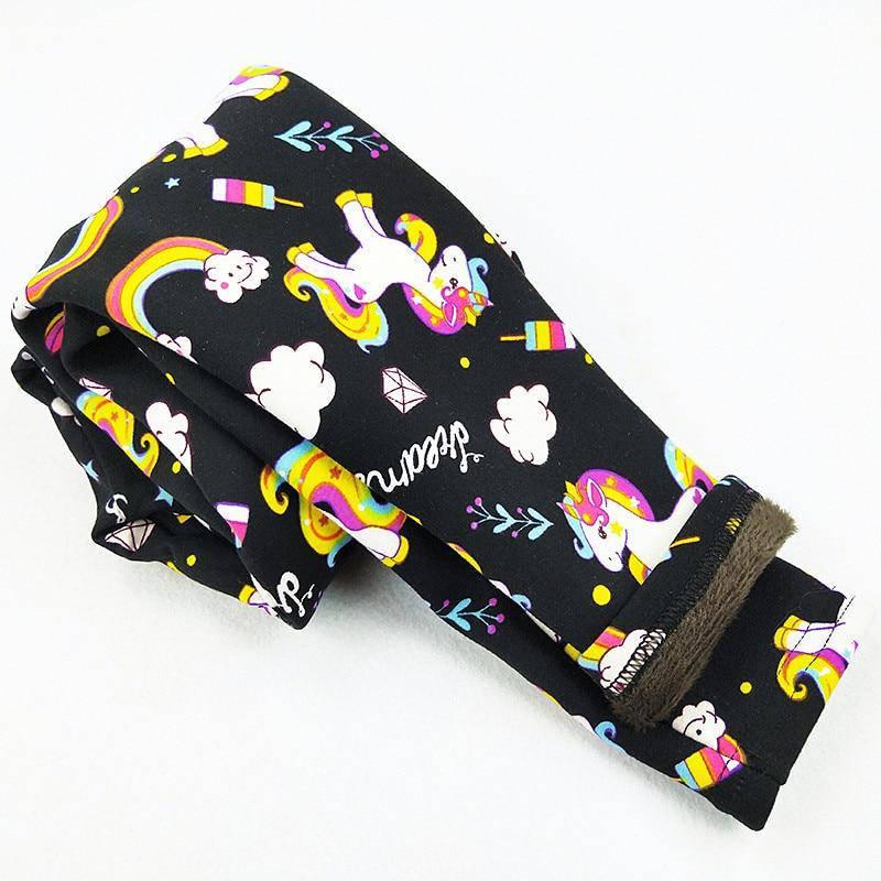 Legging Licorne Fille Chaud - Une Licorne