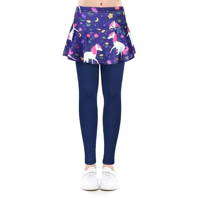 Legging Licorne Jupe Fille - Une Licorne