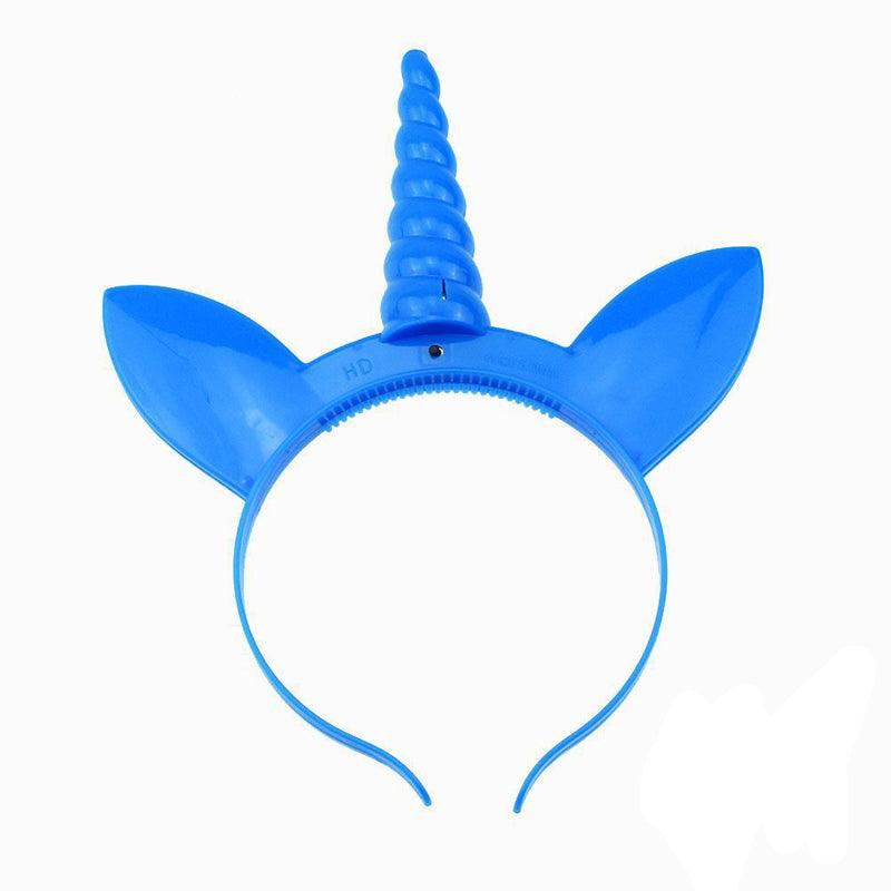 Lot de 12 serre-têtes licorne scintillante - Licorne