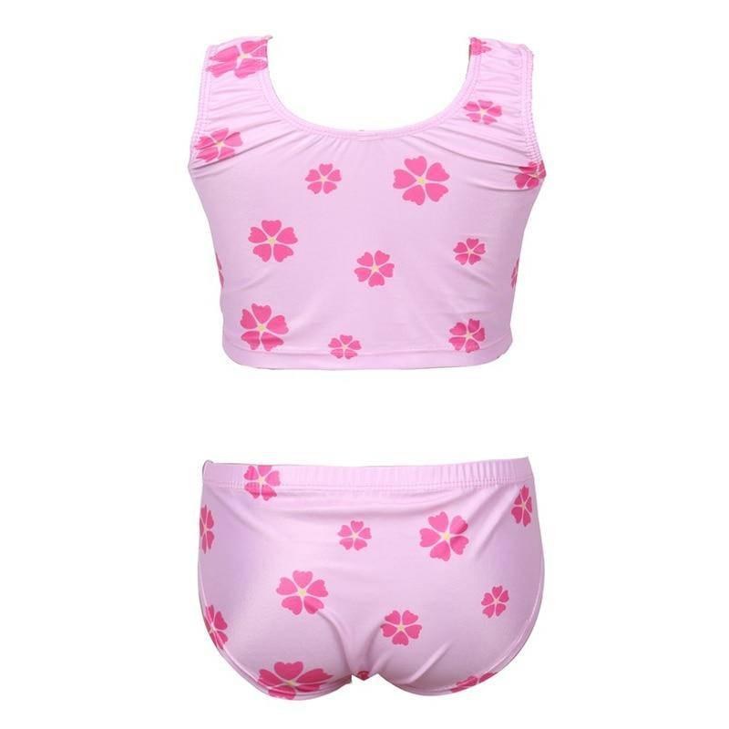 Maillot de bain découpé licorne fille