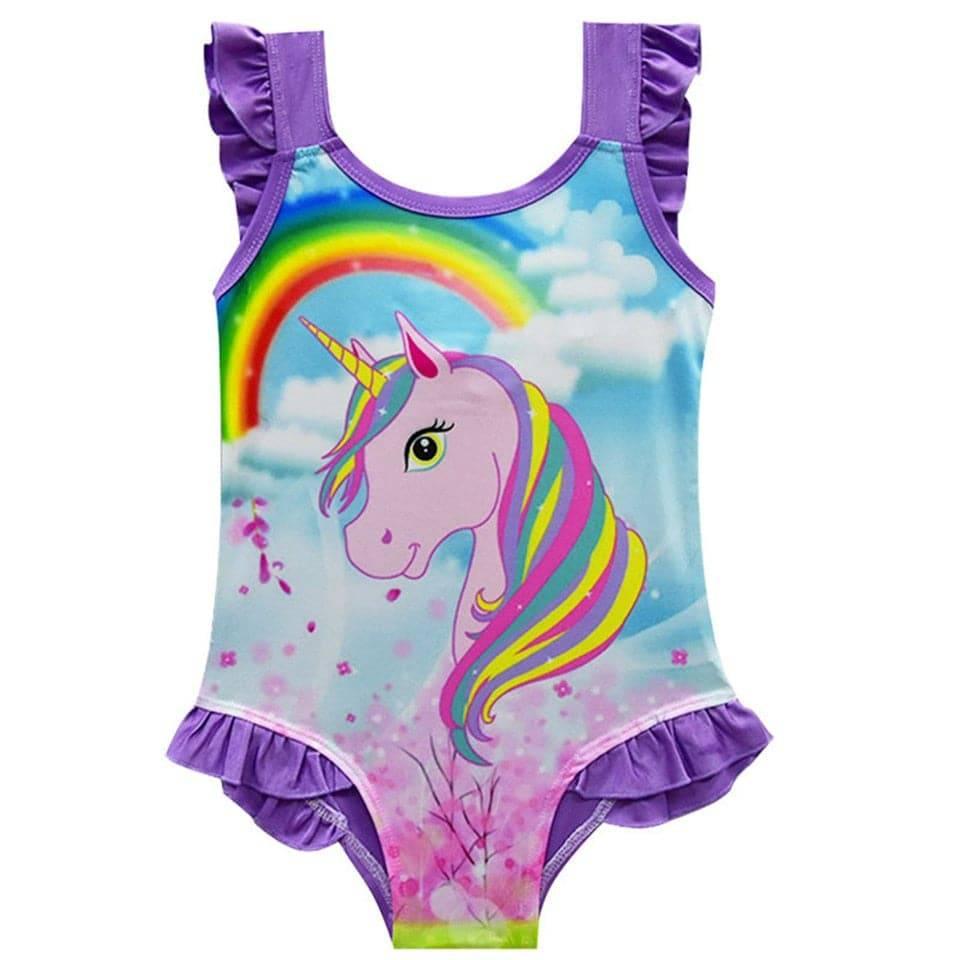Maillot de bain licorne arc-en-ciel - Licorne