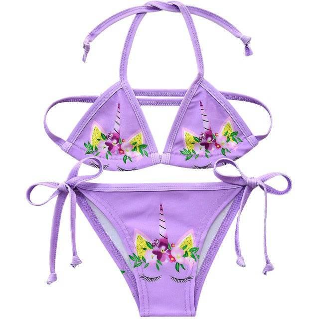 Maillot de bain licorne bikini fille - Licorne