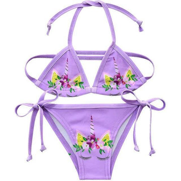 Maillot de bain licorne bikini fille - Licorne