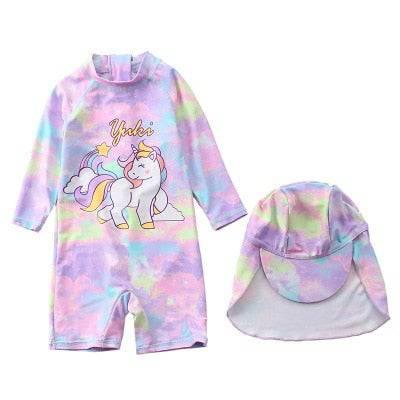 Maillot de bain licorne combinaison kawaii - Licorne