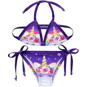 Maillot de bain licorne deux-pièces - Licorne
