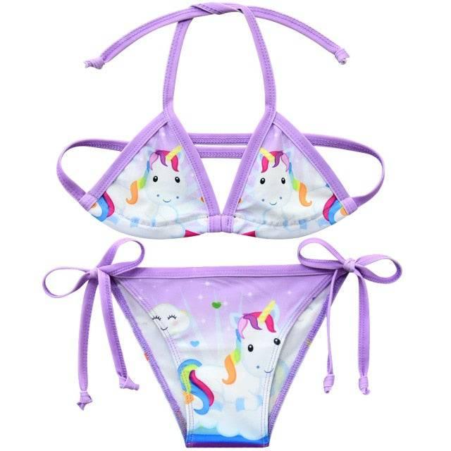 Maillot de bain licorne fille deux-pièces - Licorne