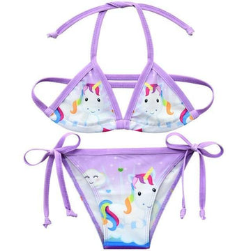 Maillot de bain licorne fille deux-pièces - Licorne