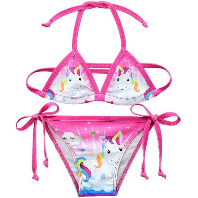 Maillot de bain licorne fille deux-pièces - Licorne