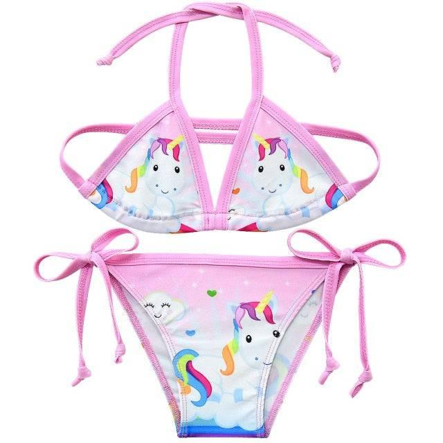 Maillot de bain licorne fille deux-pièces - Licorne