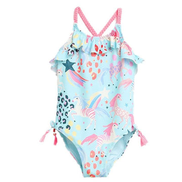 Maillot de bain licorne fille