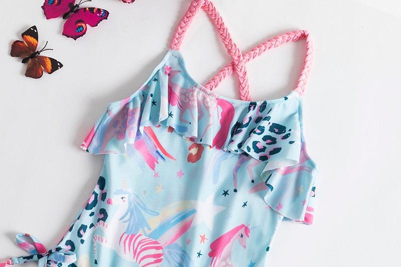 Maillot de bain licorne fille - Licorne