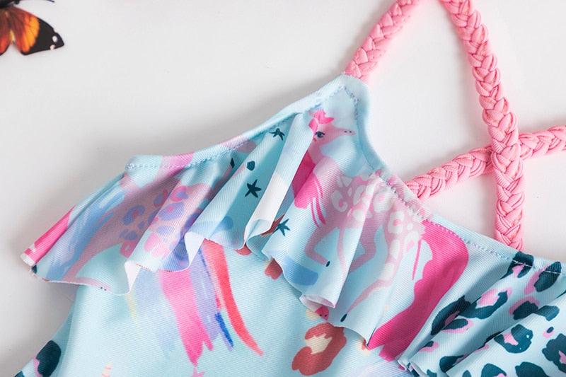 Maillot de bain licorne fille - Licorne