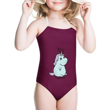 Maillot de bain licorne fille une-pièce