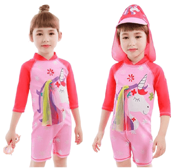 Maillot de bain licorne type combinaison - Licorne