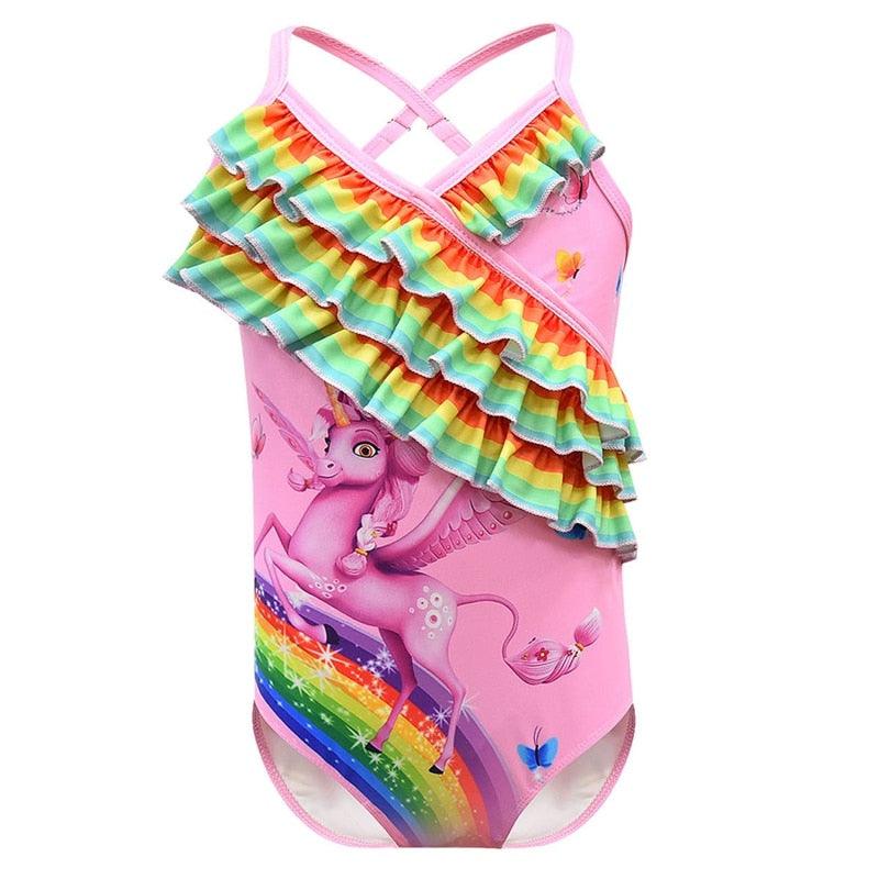 Maillot de bain licorne volants fantaisies - Licorne