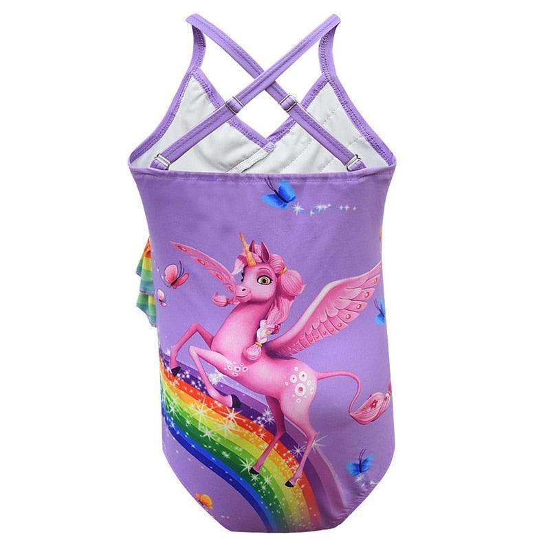 Maillot de bain licorne volants fantaisies - Licorne