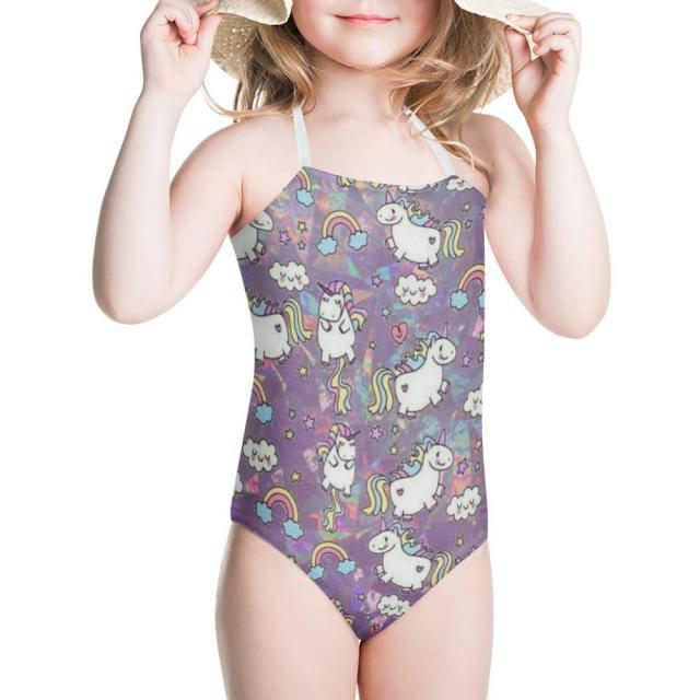 Maillot licorne fille kawaii - Une Licorne