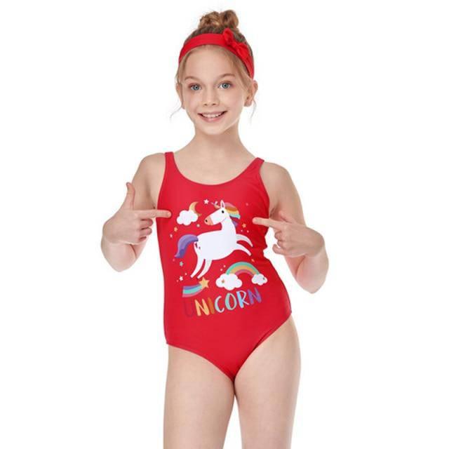 Maillot licorne une-pièce dos croisé - Une Licorne