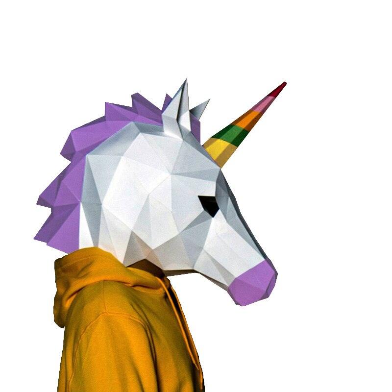 Masque licorne 3D