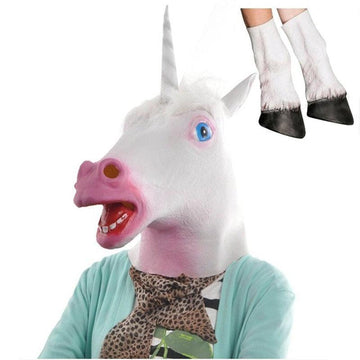 Masque licorne avec une paire de pattes