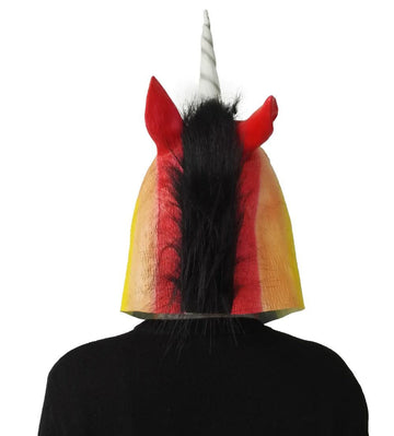 Masque licorne arc-en-ciel