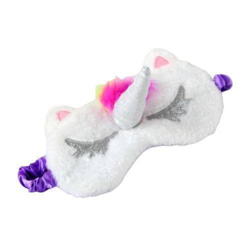 Masque Licorne<br> Peluche pour les Yeux - Une Licorne