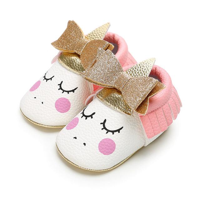 Mini mocassins licorne bébés 