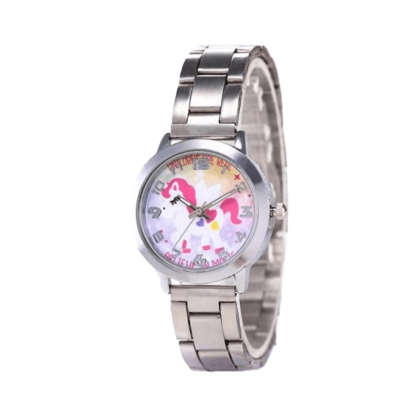 Montre Acier Inoxydable Motif Licorne - Licorne