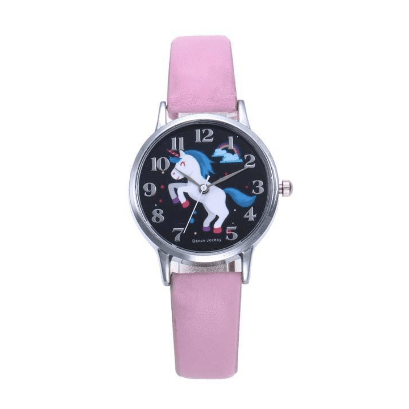 Montre Licorne Fond Noir - Une Licorne
