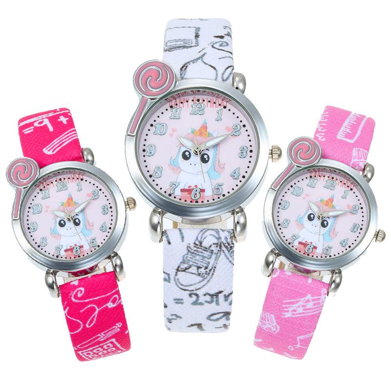 3 Montres Pour Enfant Licorne