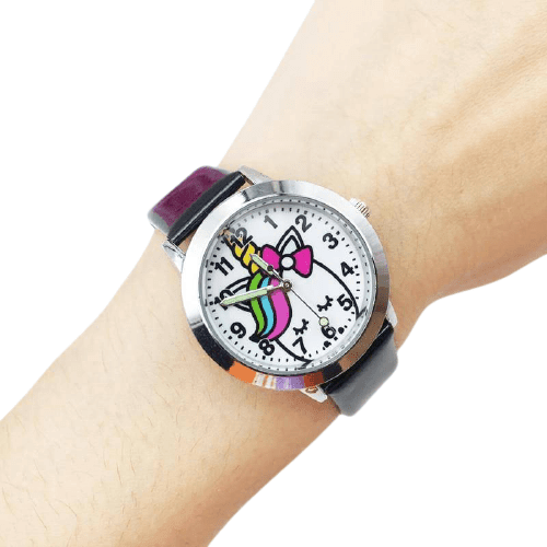 Montre Quartz Analogique Enfant Licorne - Une Licorne