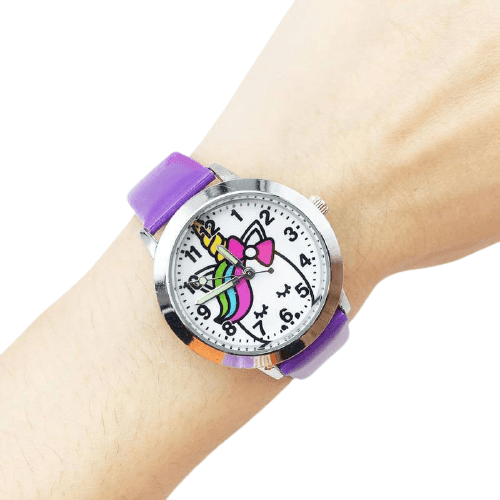 Montre Quartz Analogique Enfant Licorne - Une Licorne