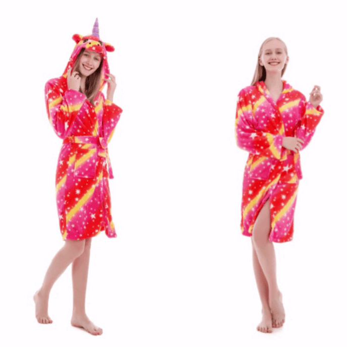 Peignoir avec Capuche Licorne - Une Licorne