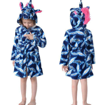 Peignoir de Bain Licorne Enfant - Une Licorne